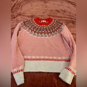 Madewell pink sweater